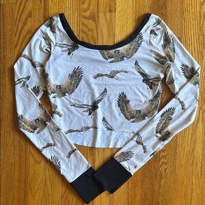Boys + Arrows Bird Long Sleeve Top